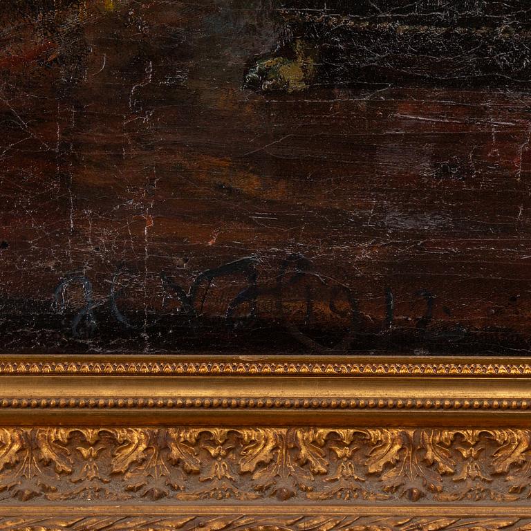 Hans Nikolaj Hansen, Skulptur vid skrivbordet.