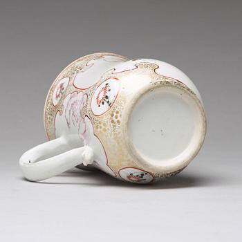 A famille rose jug, Qing dynasty, Qianlong (1736-95).