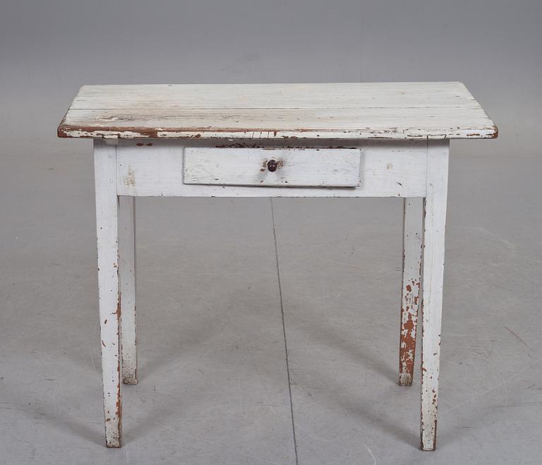 SKRIVBORD, vitmålat, 1800-tal.