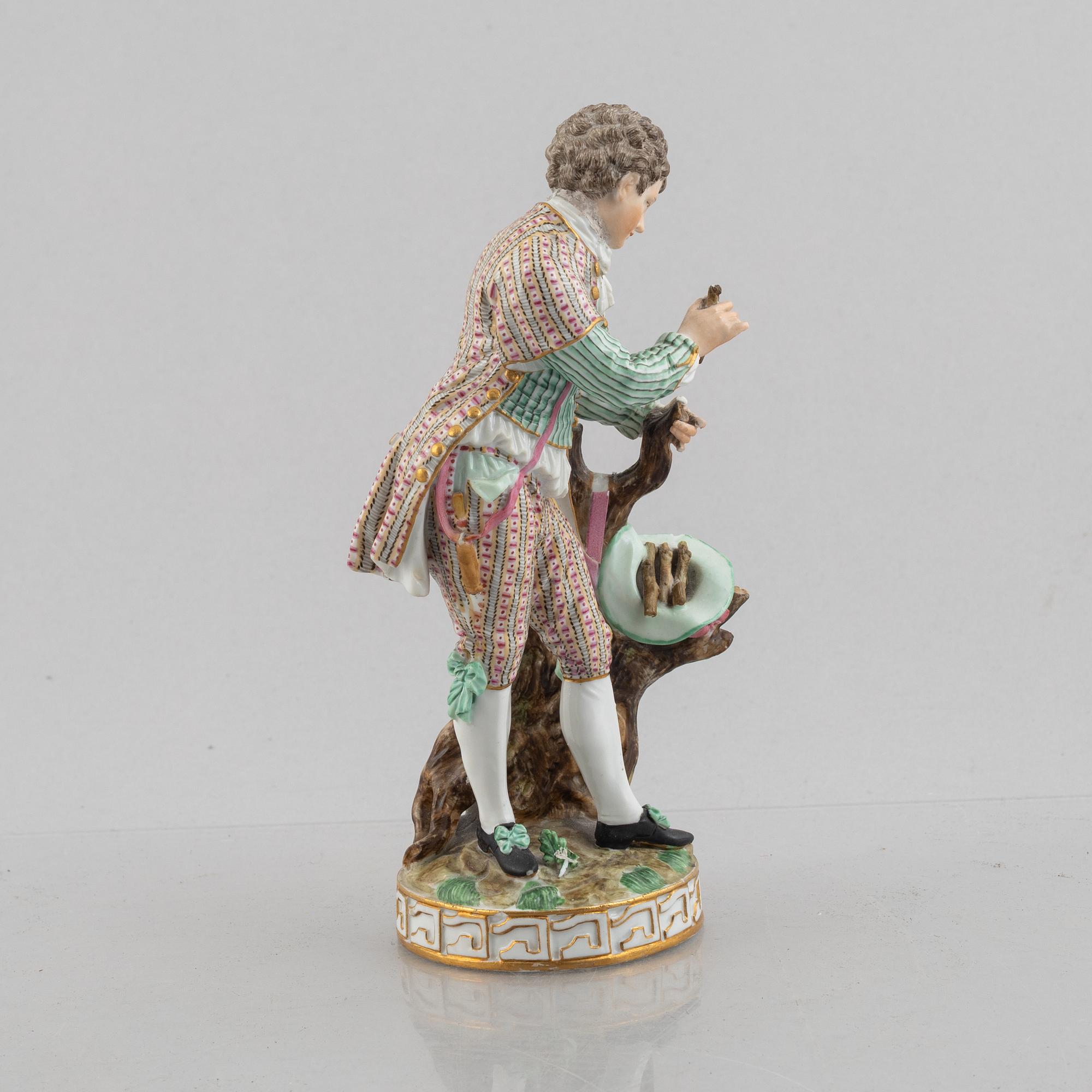 A Meissen porcelain figure of a boy, Marcolini (1774-1814).