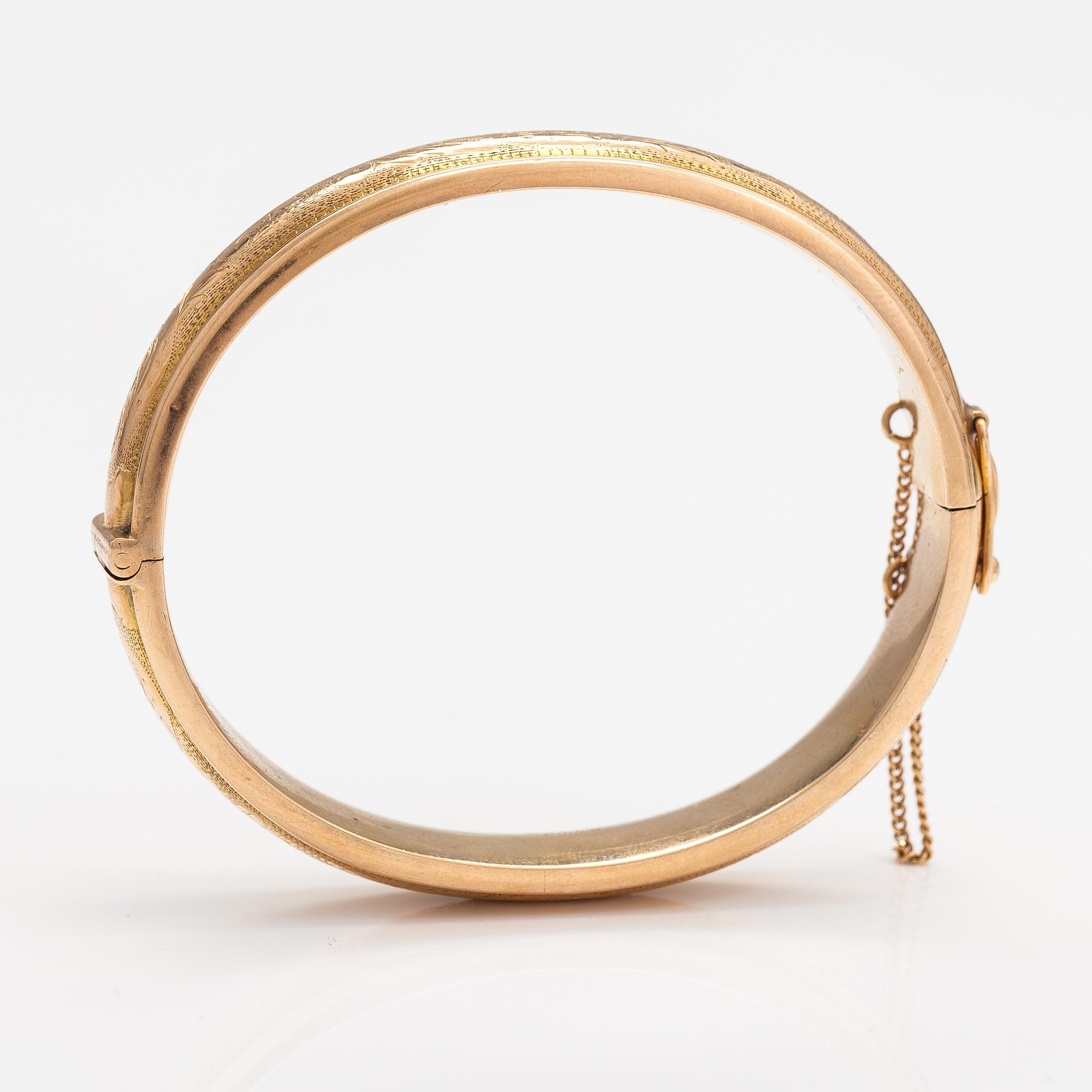 A 14K gold bracelet. Ny Toivo, Helsinki 1955.