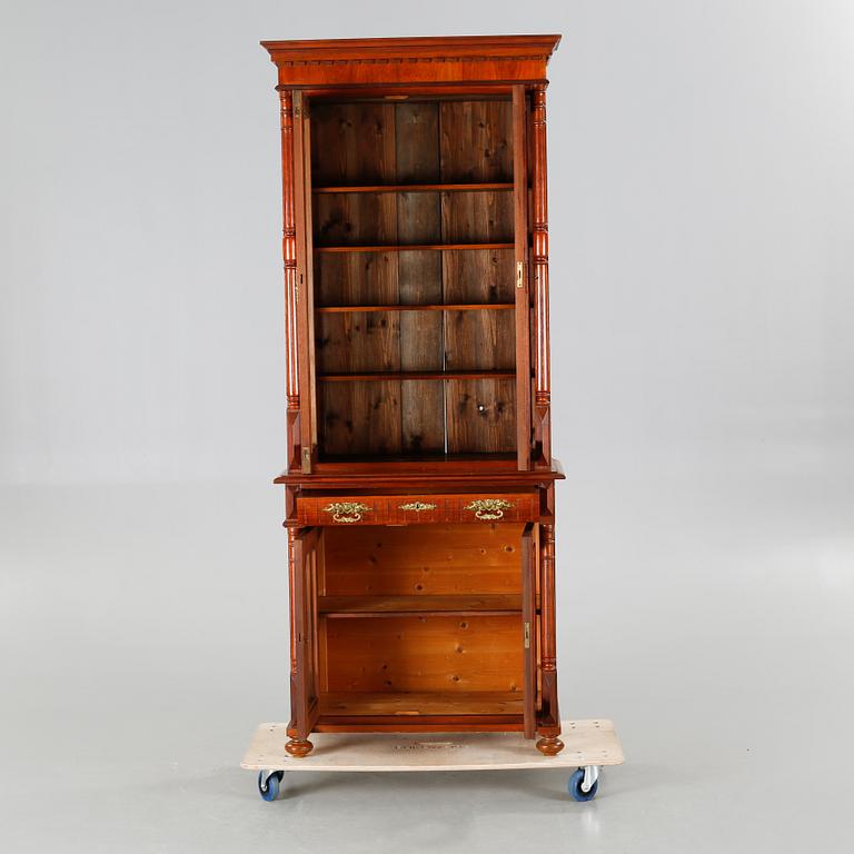 A book vitrine, late 19th century.