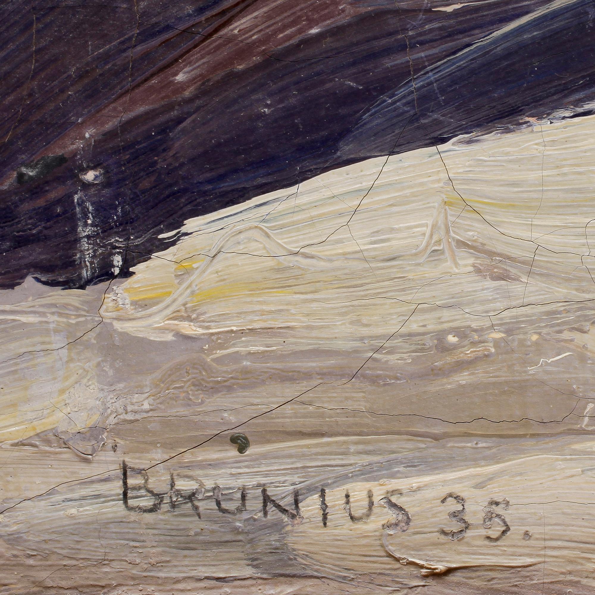 GÖRAN BRUNIUS, olja på duk, signerad o daterad 1935.