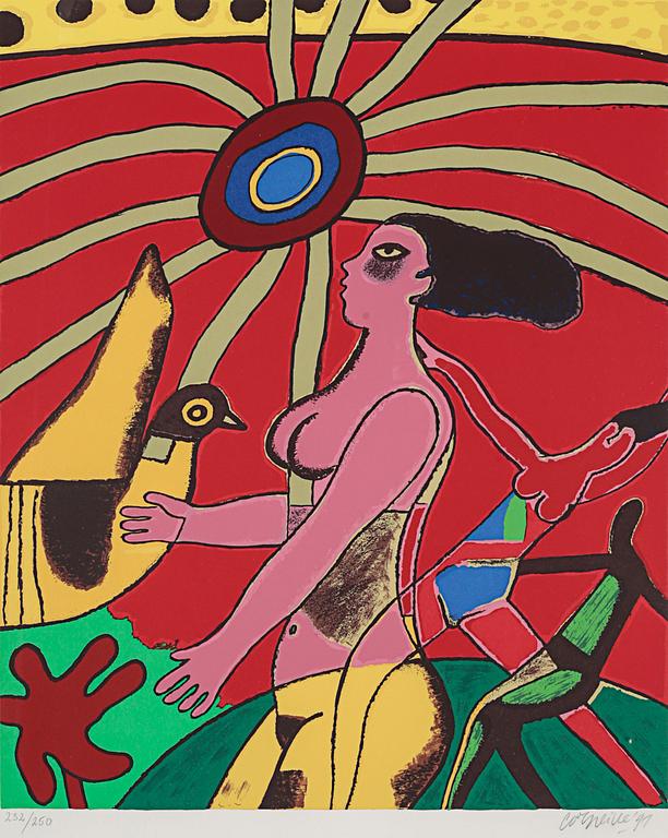 BEVERLOO CORNEILLE, färglitografi, signerad och numrerad 232/250.