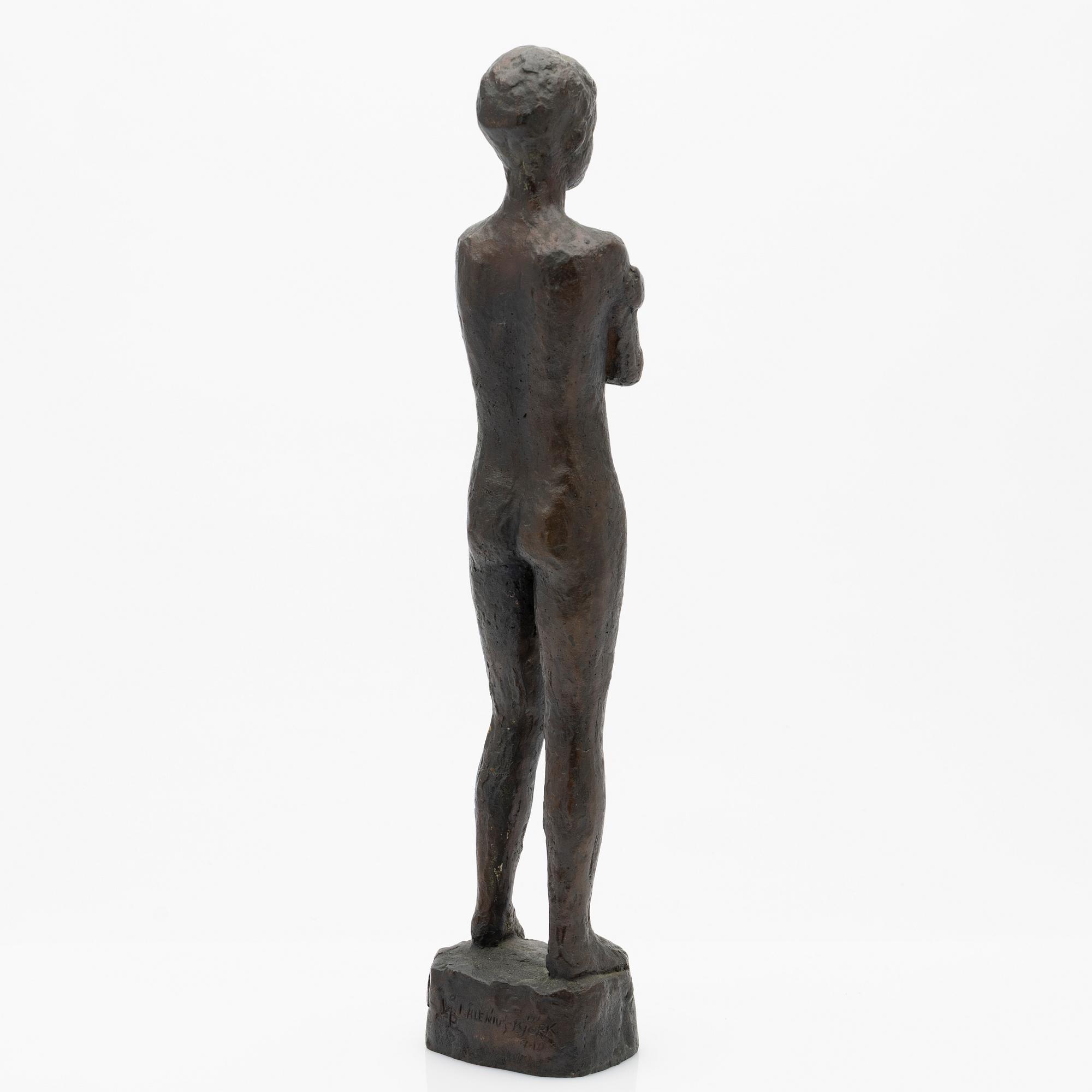 Ivar Ålenius-Björk, sculpture, bronze.