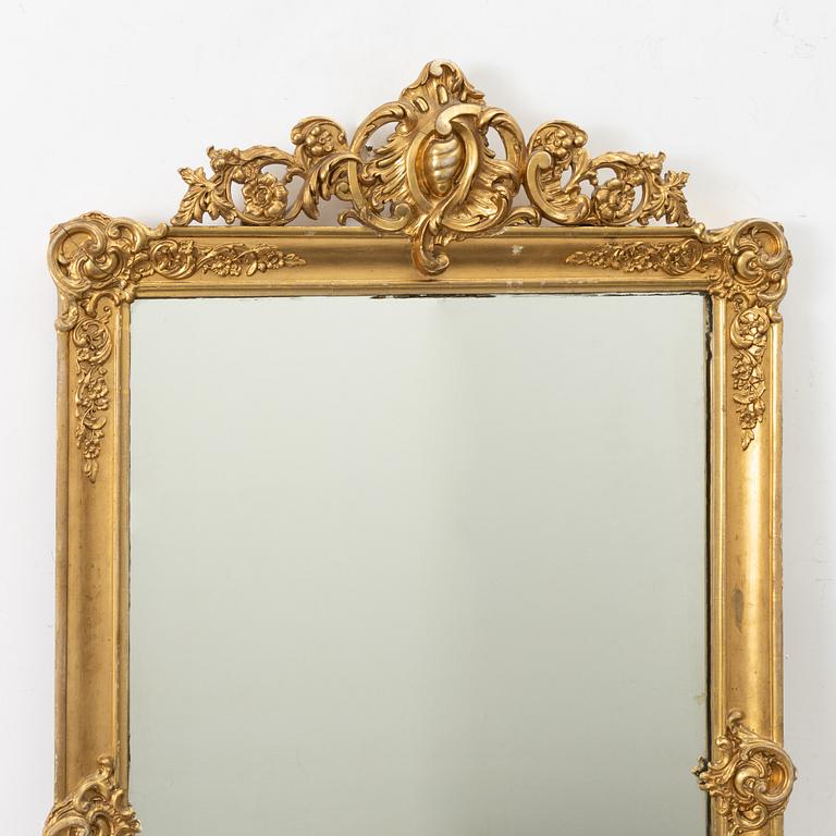 Spegel, nyrokoko, 1800-talets slut.