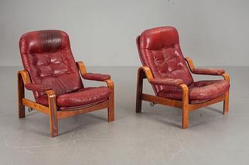 FÅTÖLJER ett par, Göte Möbler Nässjö.