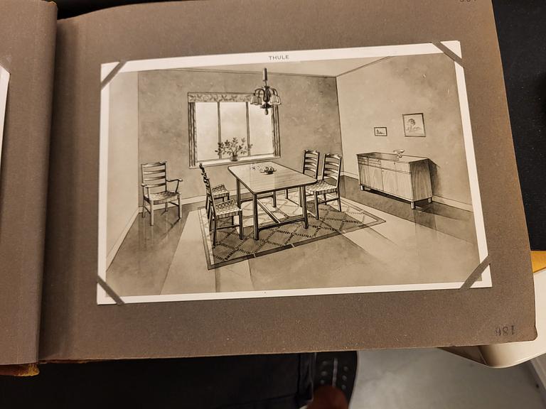 Axel Larsson, a set of 6+4 'Thule' chairs, Svenska Möbelfabrikerna Bodafors for PUB, Sweden, 1937.