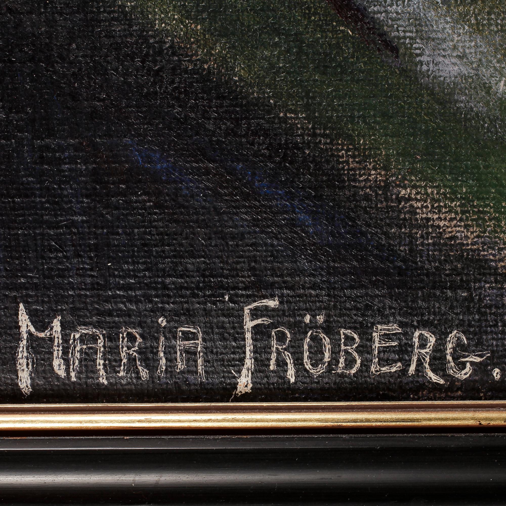 MARIA FRÖBERG, olja på duk, signerad.