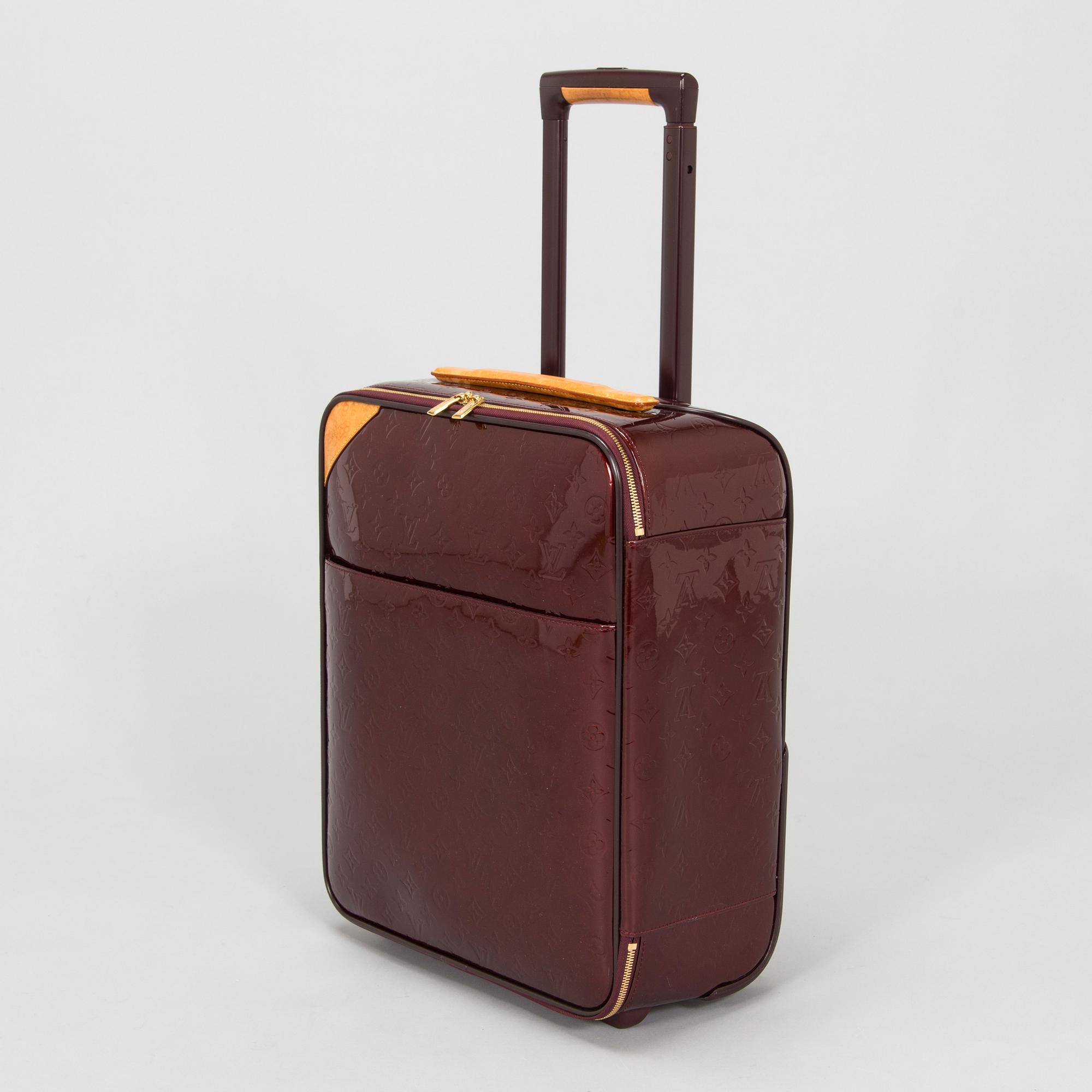 Louis Vuitton, a Monogram Vernis 'Pégase 45', suitcase.