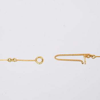 Björn Weckström, Collier, "Diamantknopp", 18K guld, diamant, Lapponia.