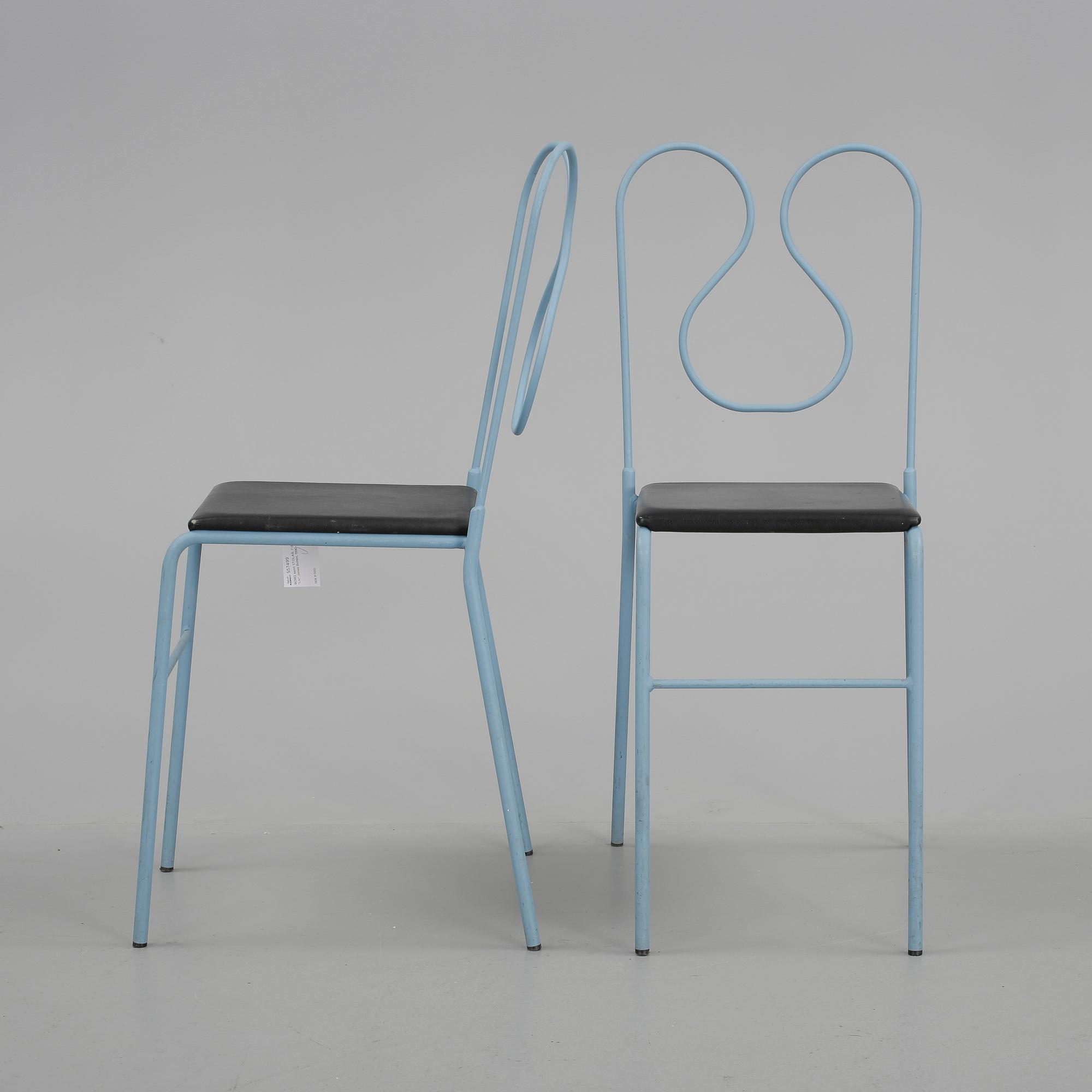 BORD samt STOLAR, 7 delar, "Liv" Jonas Bohlin, 1990-tal.
