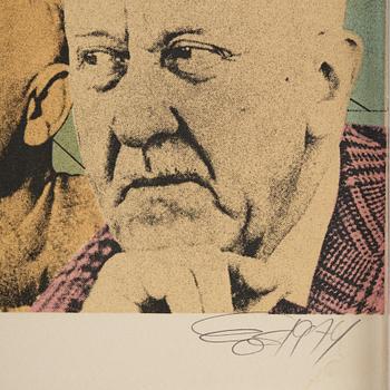 Erró, Utan titel ur: "Hommage aux Prix Nobel" (Nobelprismappen).