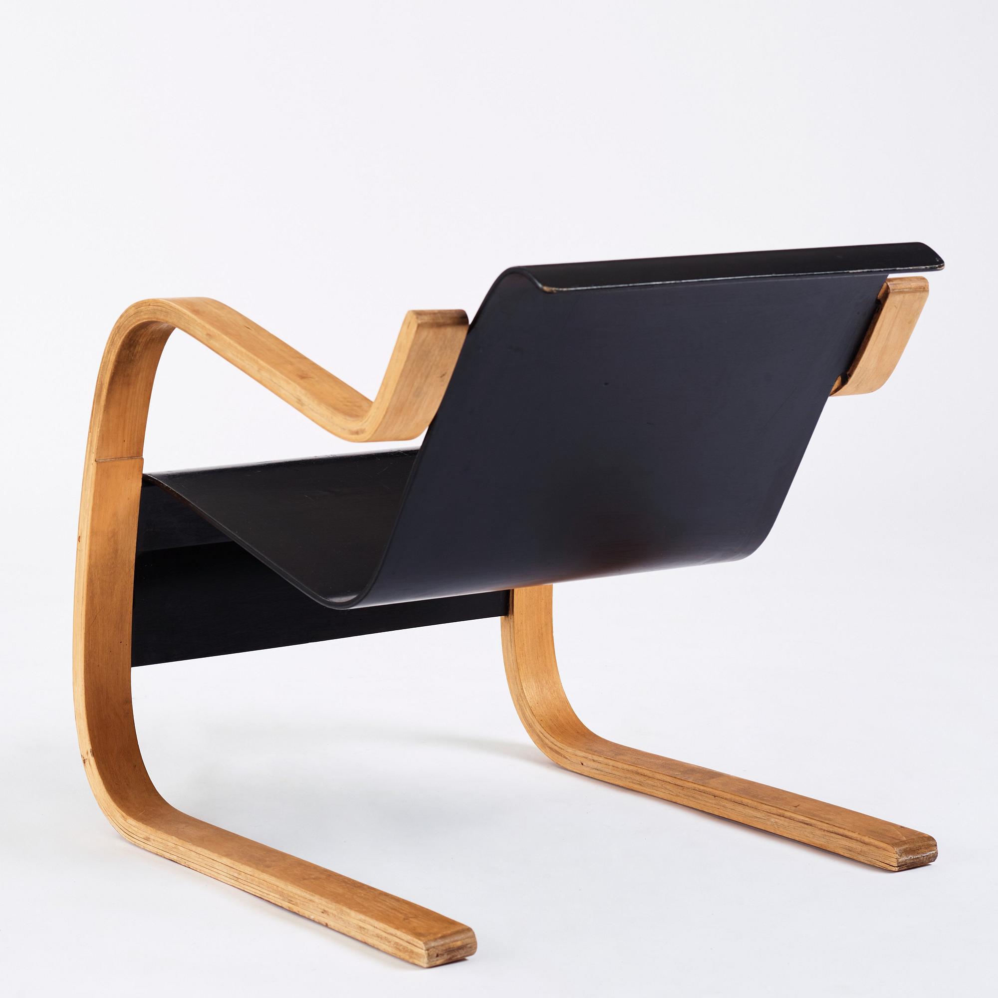 Alvar Aalto, a 'model 31' armchair, produced by O.y Huonekalu-ja Rakennustyötehdas, Finland or Aalto Design, Swedish Artek Hedemora.