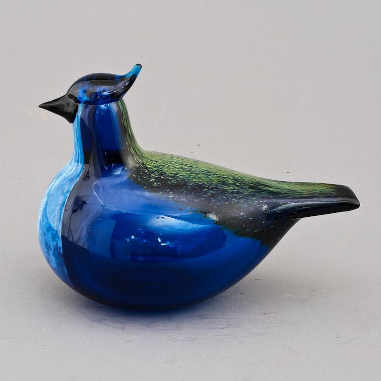 FIGURIN, fågel, glas, Oivo Toikka, Iittala, sign 1999.