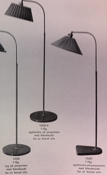 Harald Notini, a pair of floor lamps, model "15307", Arvid Böhlmarks Lampvarufabrik, Stockholm 1930's.