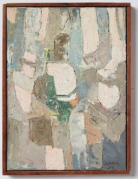 Philip von Schantz, oil on canvas. Signed and dated -59.