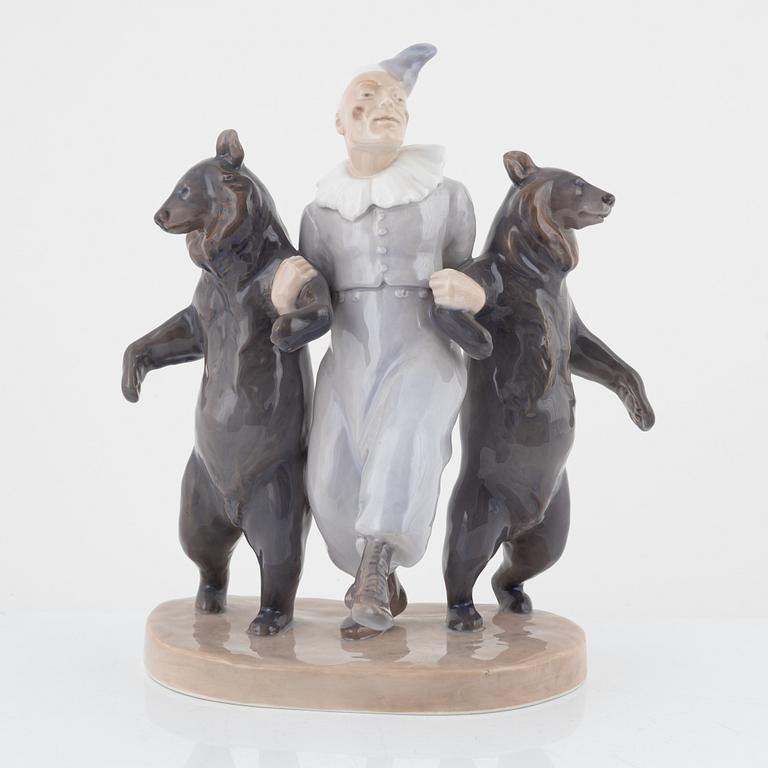 Carl Johan Bonnesen, figurin, porslin, Royal Copenhagen, Danmark, tidigt 1900-tal.