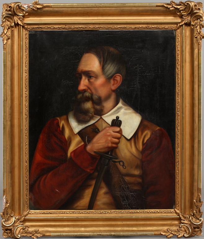 OKÄND KONSTNÄR, olja på duk, 1800-tal.