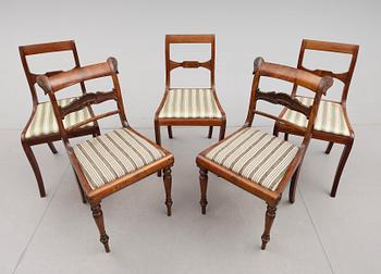 STOLAR, 5 st (3+2), senempire, 1800-talets mitt.