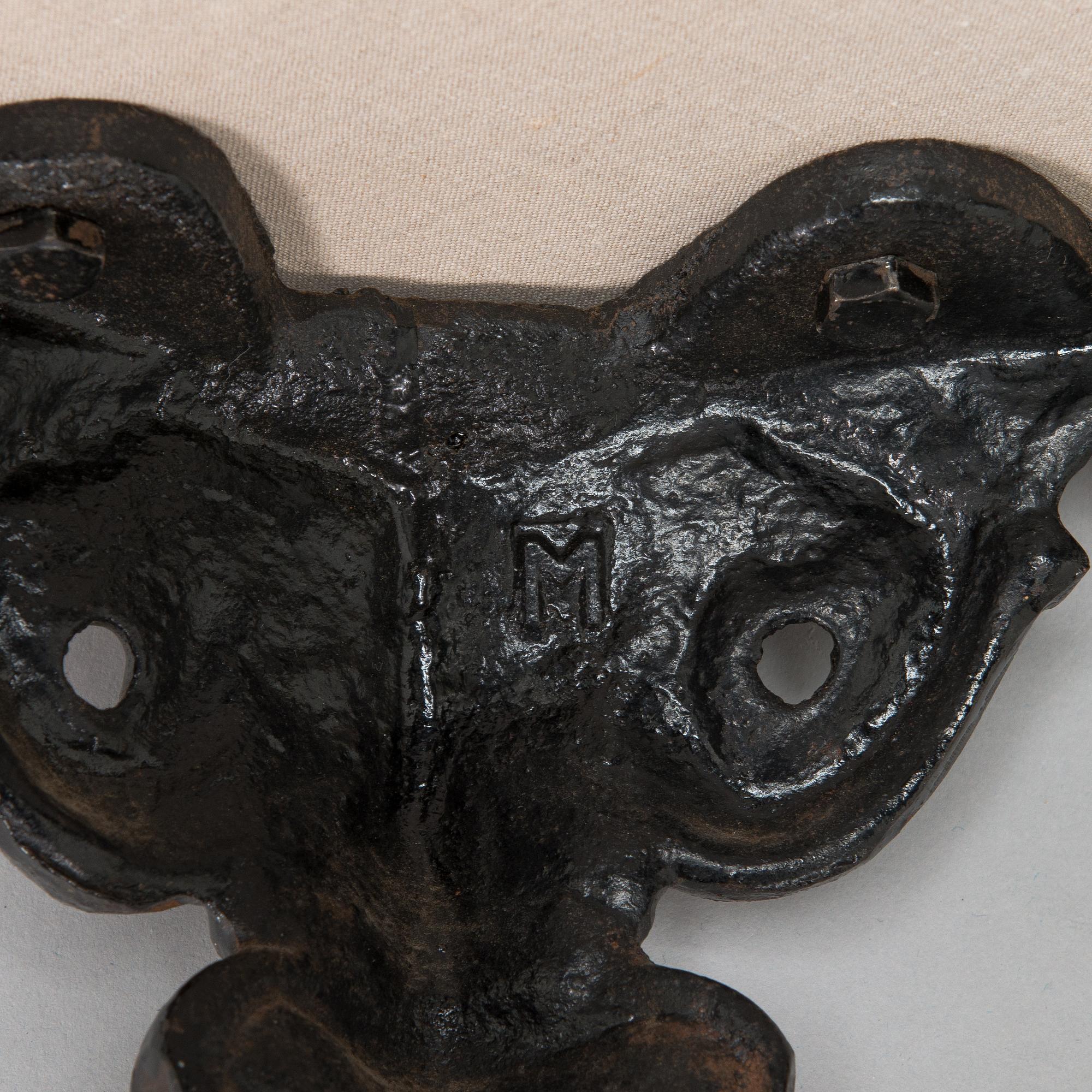 Cast iron stool, late 19th century.