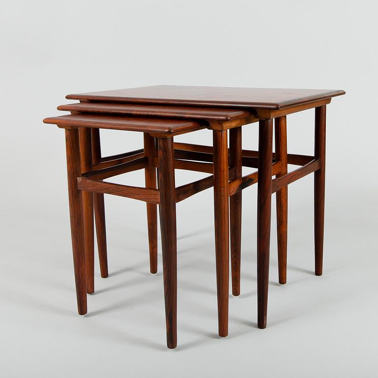 SATSBORD, 3 delar, 1950-/60-tal, Danmark.