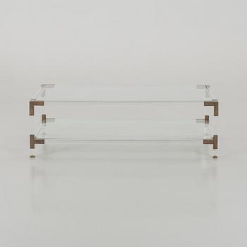 A TOP GLASS COFFEE TABLE. SECOND HALF OF 20TH CENTURY.