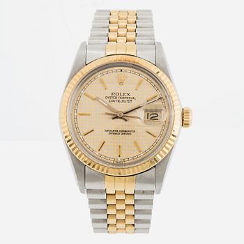 Rolex, Oyster Perpetual, Datejust, Chronometer, wristwatch, 36 mm.