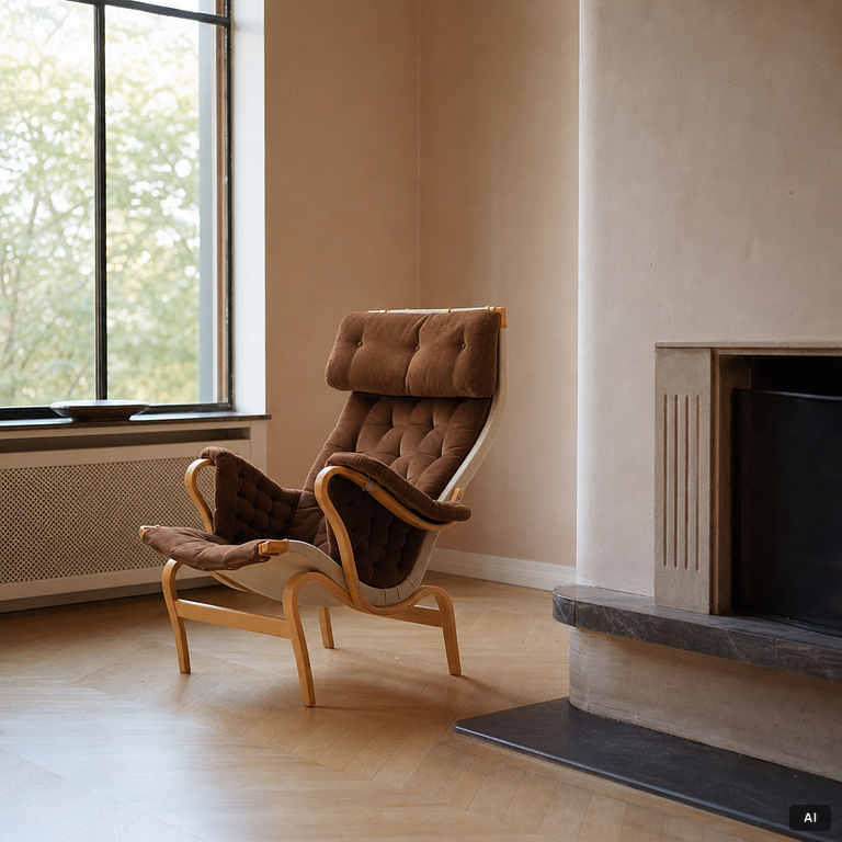 Bruno Mathsson, a 'Pernilla' armchair, Dux.
