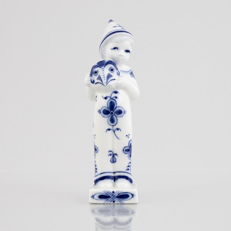 Hanne Varming, a porcelain figurine, Royal Copenhagen, "Blue Fluted", model 4794, 1969-73.