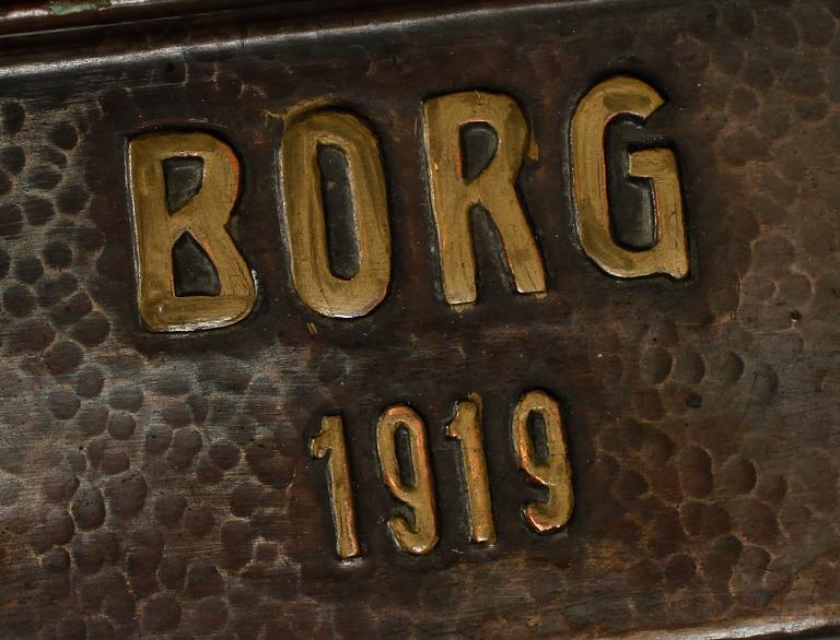 VALURNA, koppar, märkt Borg 1919.