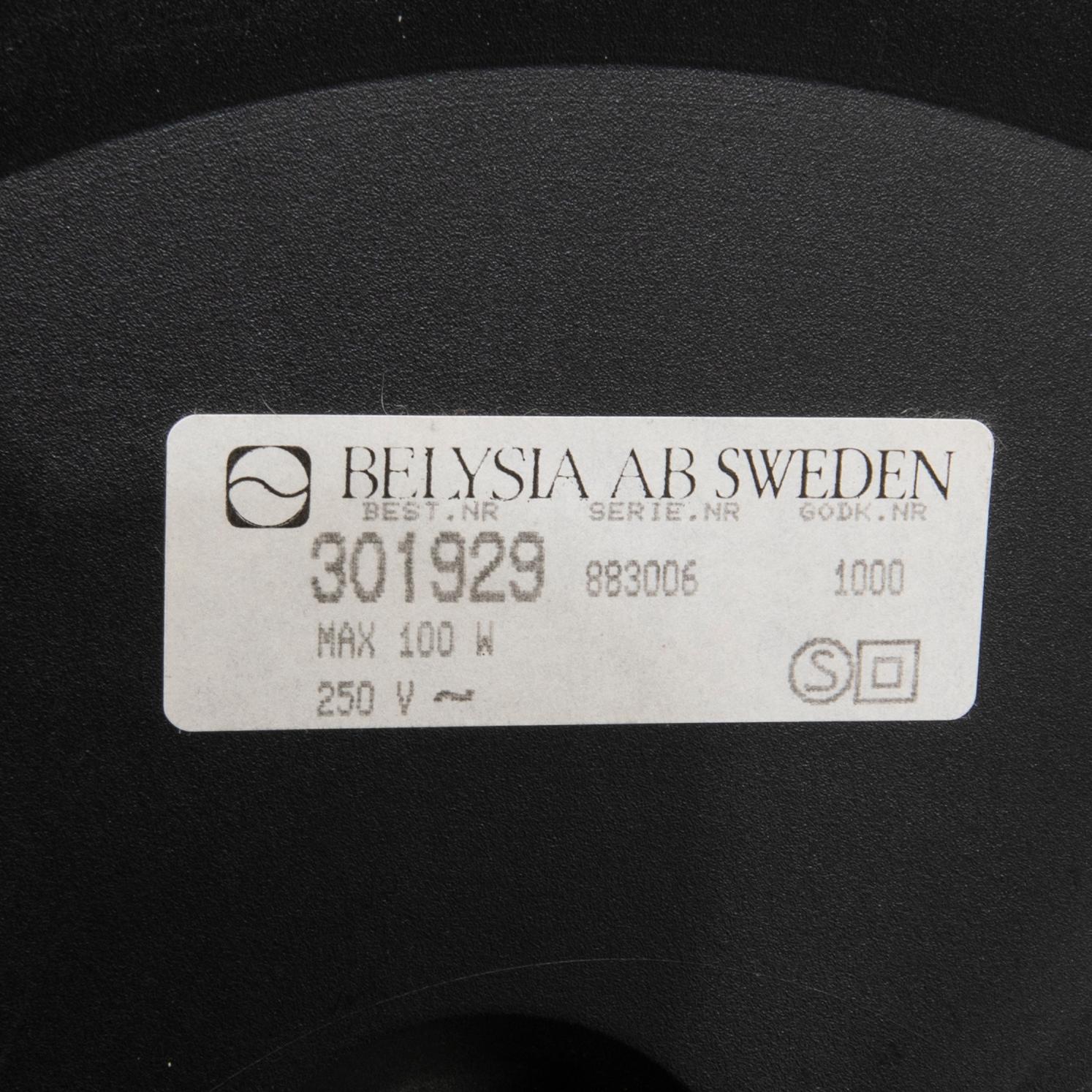 Golvlampor 1 par, Belysia AB Sweden, 1900-talets senare hälft.