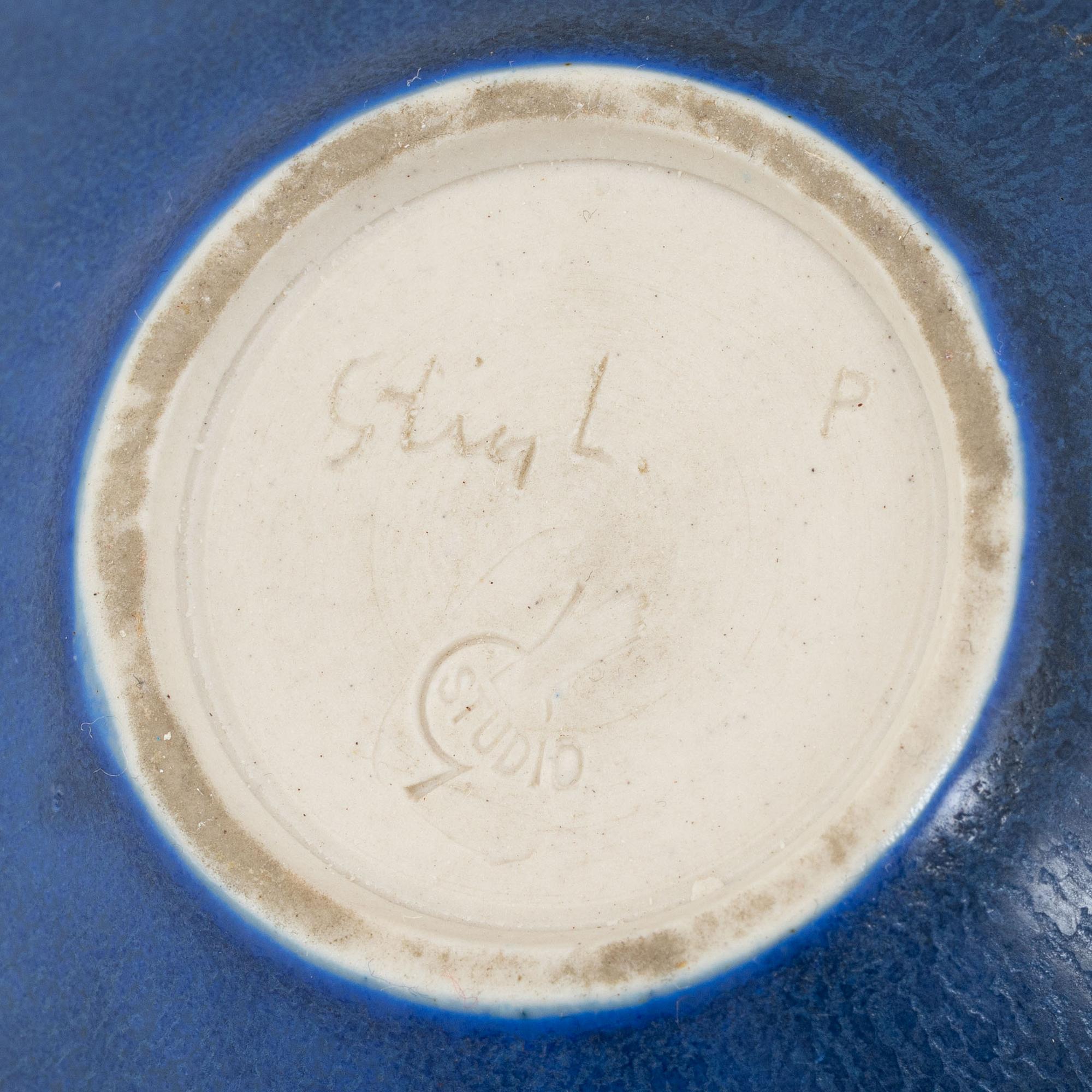 Stig Lindberg, a stoneware bowl, Gustavsberg Studio, Sweden 1945.