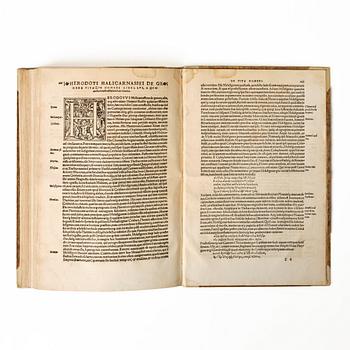 With 2 fine woodcut borders, 1537.