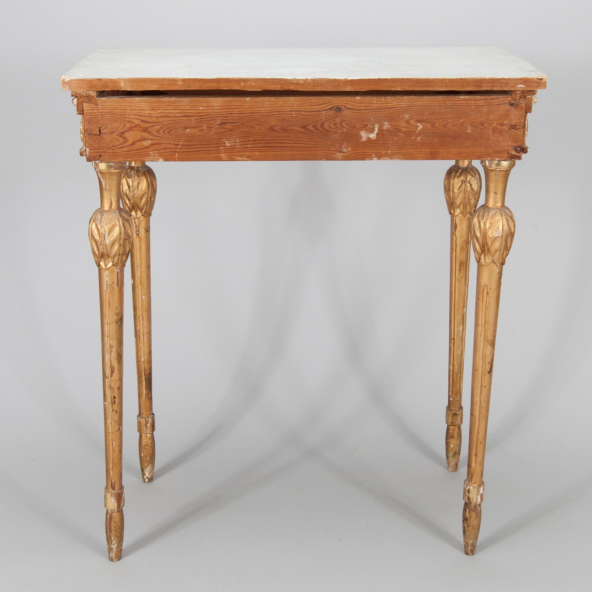 BORD / KONSOLBORD, sengustaviansk stil, sekelskiftet 1800/1900.