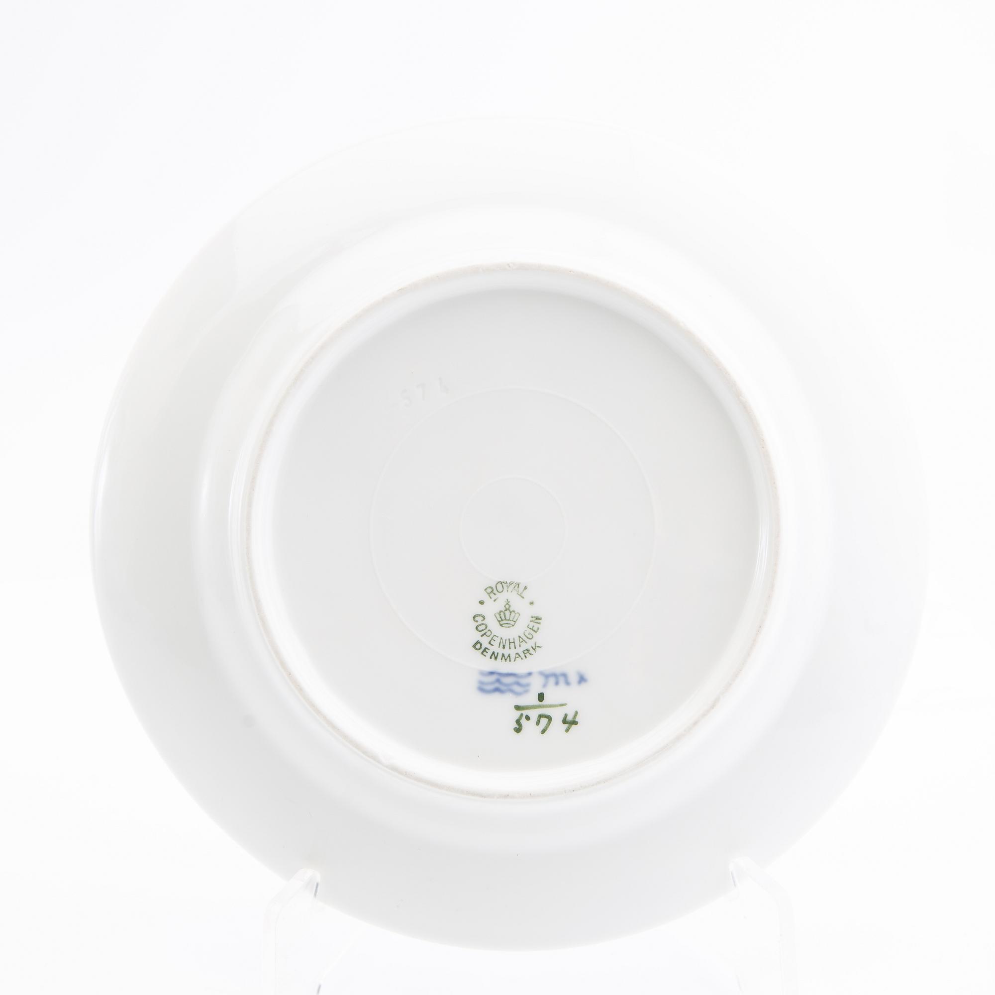 Royal Copenhagen, service pieces, 23 pcs, "Musselmalet", Royal Copenhagen, Denmark.