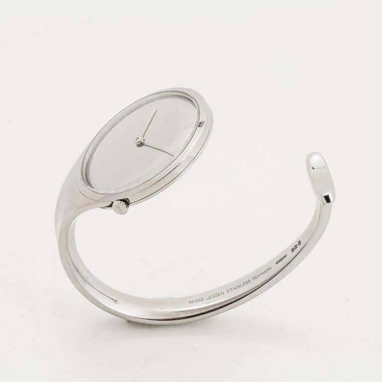 Vivianna Torun Bülow-Hübe, 'Vivianne' wristwatch, Georg Jensen / Chopard, 33 mm.