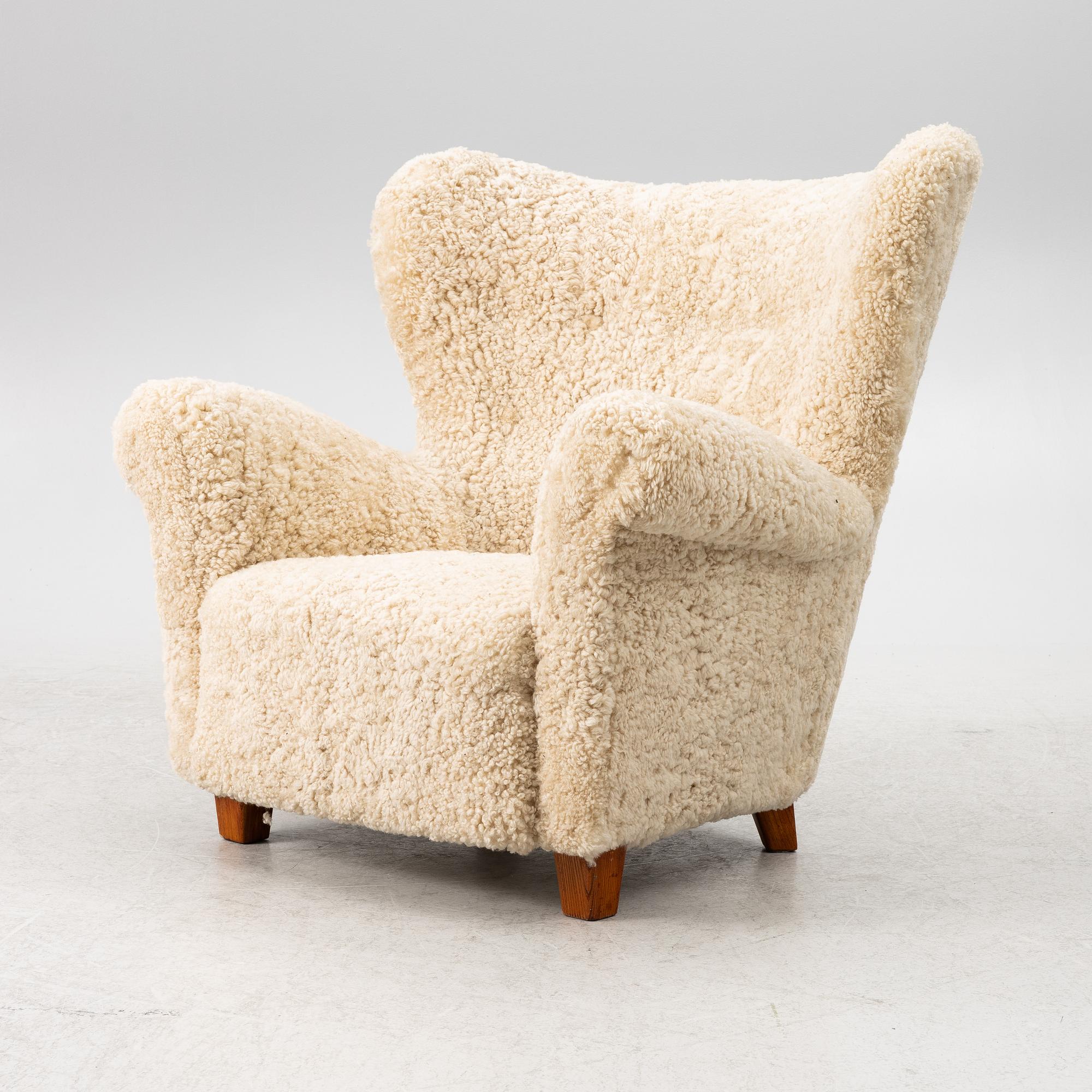 Fåtölj, Swedish modern, 1900-talets första hälft.