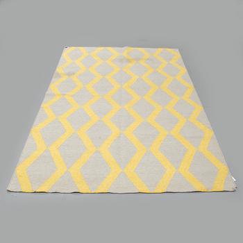 A RUG, flat weave, ca  243 x 155 cm.