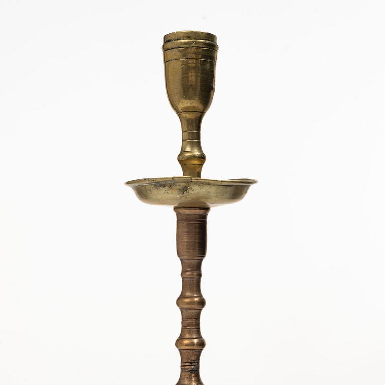 Ljusstake, möjligen Flandern, 1600-tal, Barock.