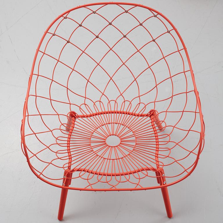 Jaime Hayon, a 'Piña' easy chair and ottoman, Magis, Italy.