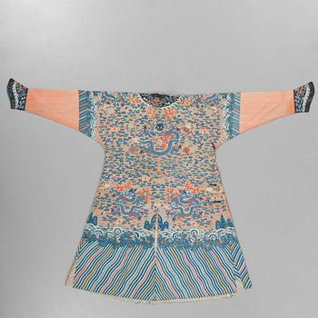 A ROBE, kesi weave (kossu). China late Qing dynasty. Height 141 cm.