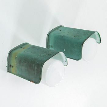 A set of two wall lamps / outdoor lightings, Sähköliikkeiden Oy (SLO), Finland 1930-40s.