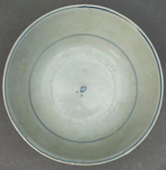 SKÅL, porslin, Kina, sannolikt Ming, 1500-tal.