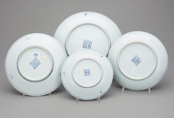 MATSERVIS, 41 delar, porslin, Kina, troligen 1800-tal.