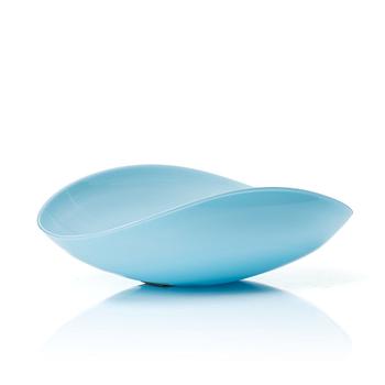 53. An opaque light blue bowl, Venini, Murano, Italy 1950s-60s.