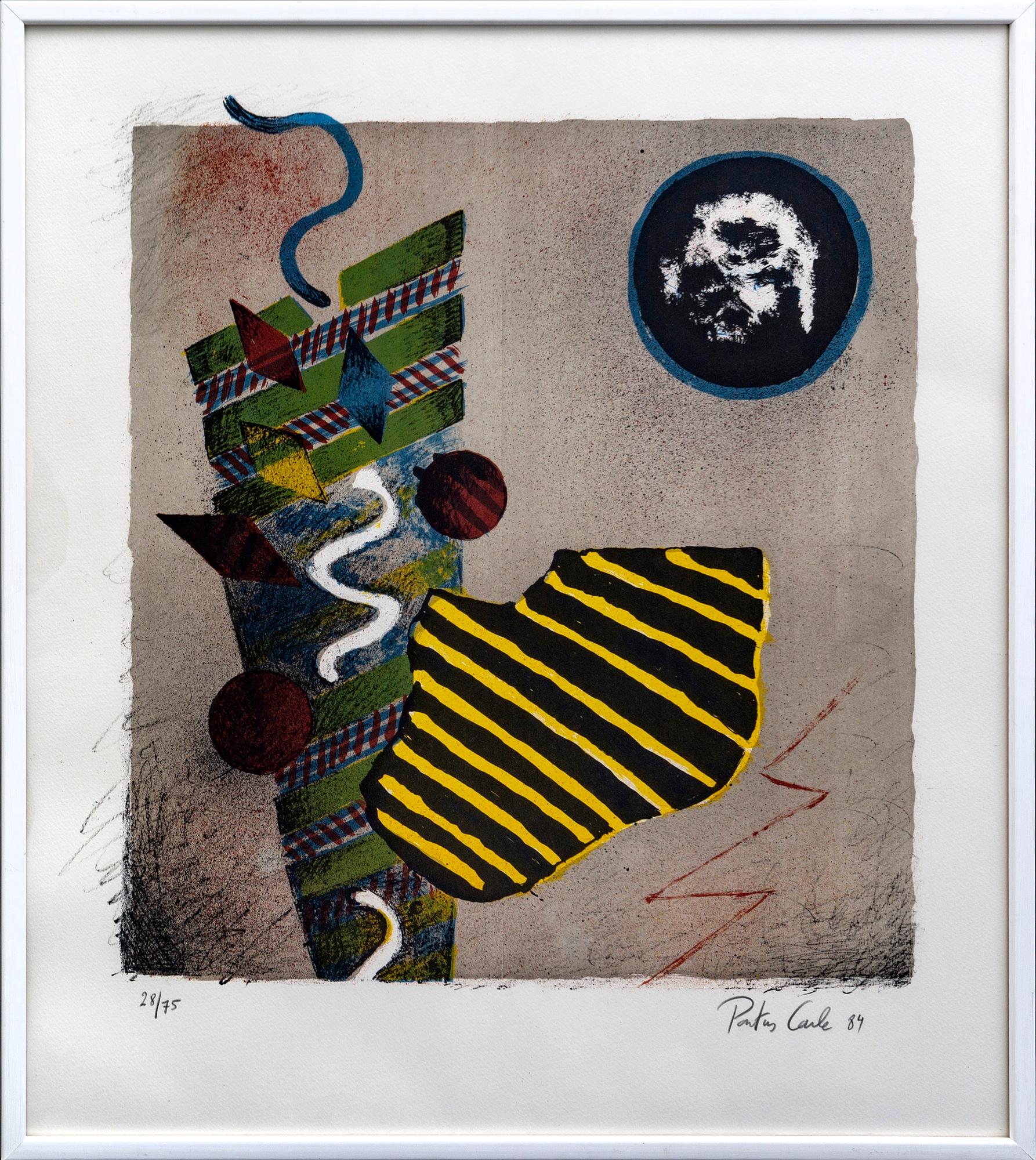 Pontus Carle, lithograph in colours signd dated and numbered 84 28/75.