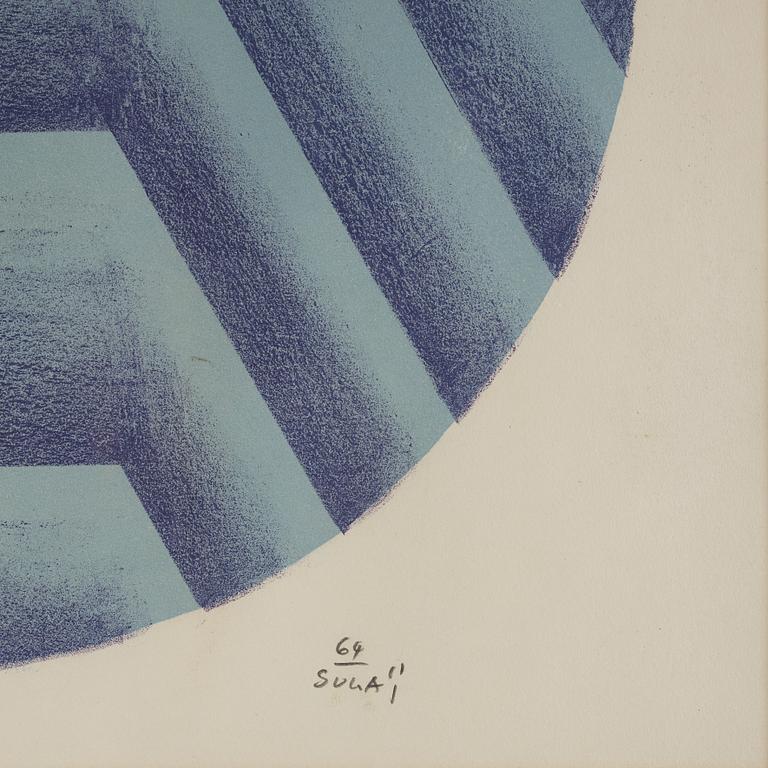 KUMI SUGAI, lithograph in color, signed and dated -64.