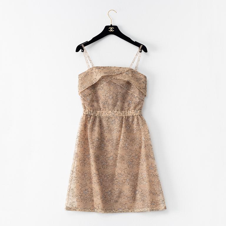 Chanel, a lace dress, french size 34.