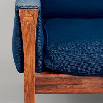 Hans J. Wegner, a soffa and easy chair, "AP-62", AP-Stolen Denmark, 1960's.